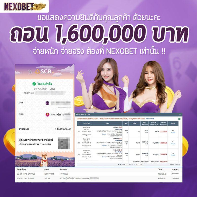 NEXOBET สล็อตเว็บตรง โบนัสจัดเต็ม ไม่มีขั้นต่ำ 2023